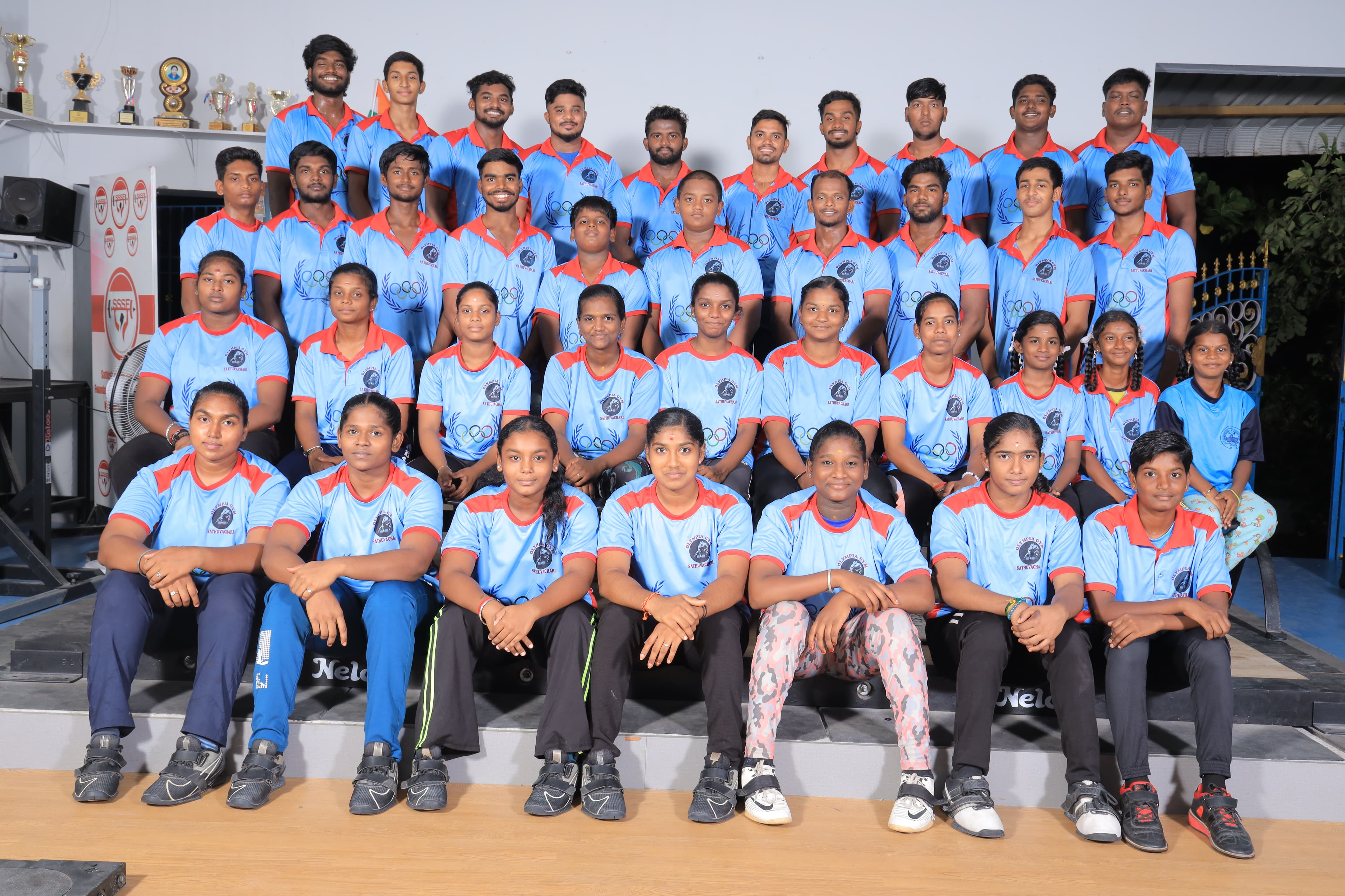 Athletes training background